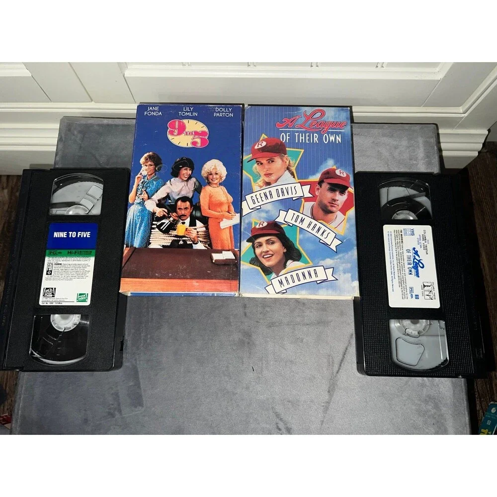 Retro VHS tape collection, Tom Hanks, Richard Simmons bundle